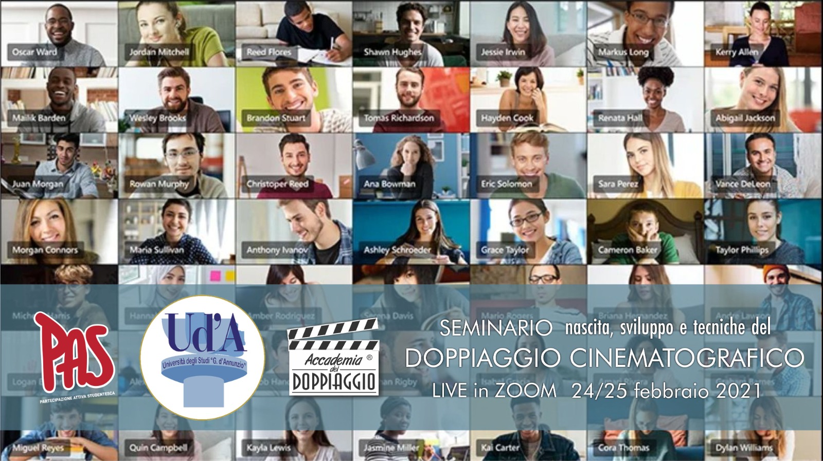 Seminario sul doppiaggio all’Università d’Annunzio