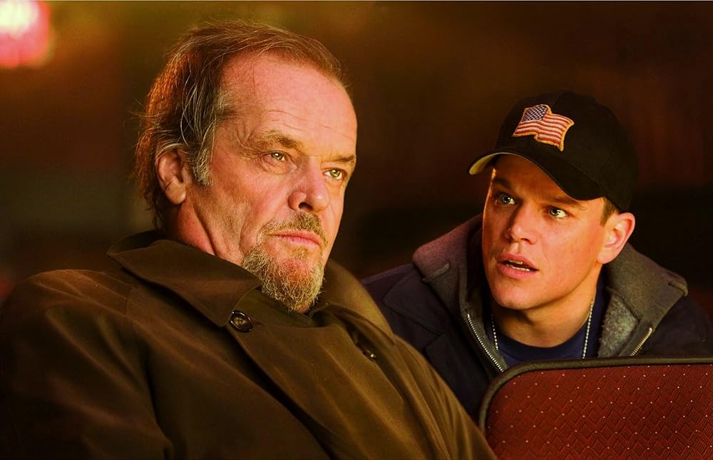 The Departed – Il bene e il male diretto da Scorsese con Matt Damon e Leonardo DiCaprio con le voci di Manfredi e Iansante