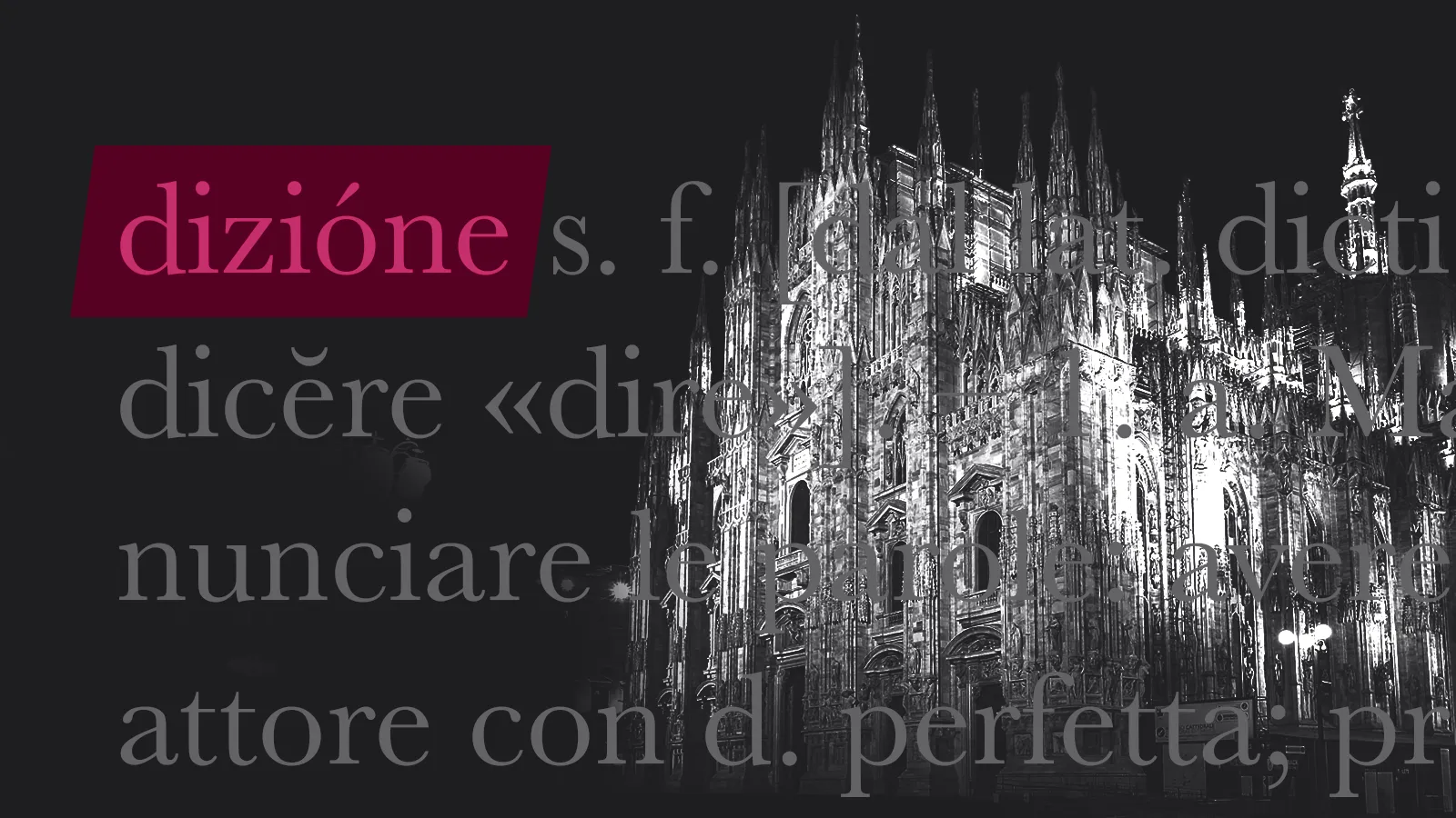 Corso di Dizione e pronuncia – Milano