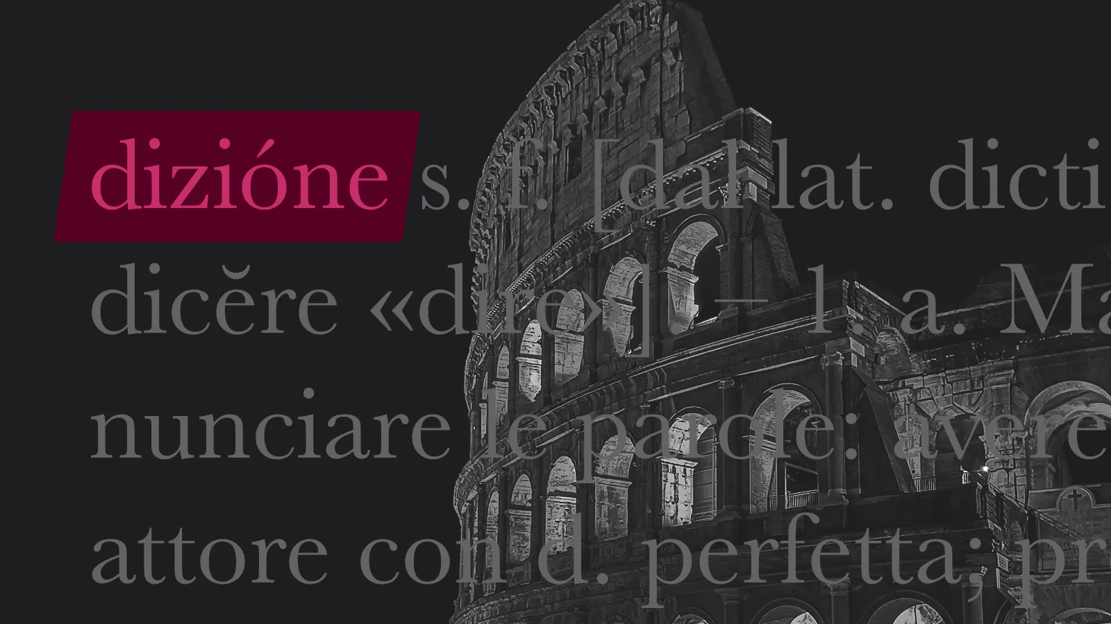 Corso di Dizione – Roma