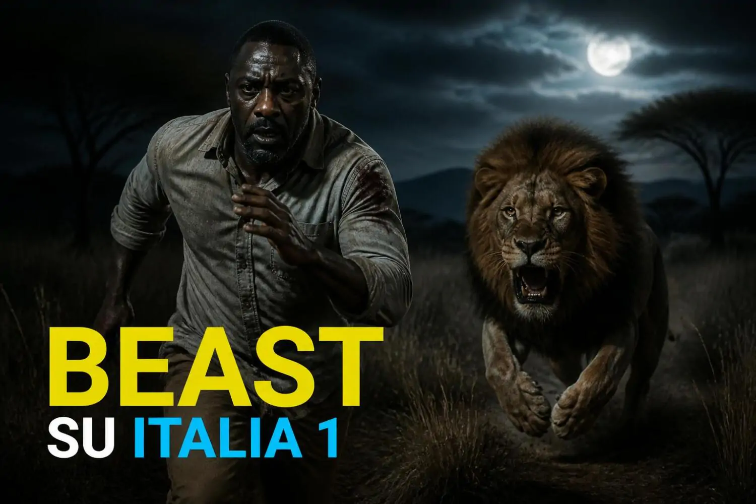 Beast il film con protagonista Idris elba doppiato da alberto angrisano