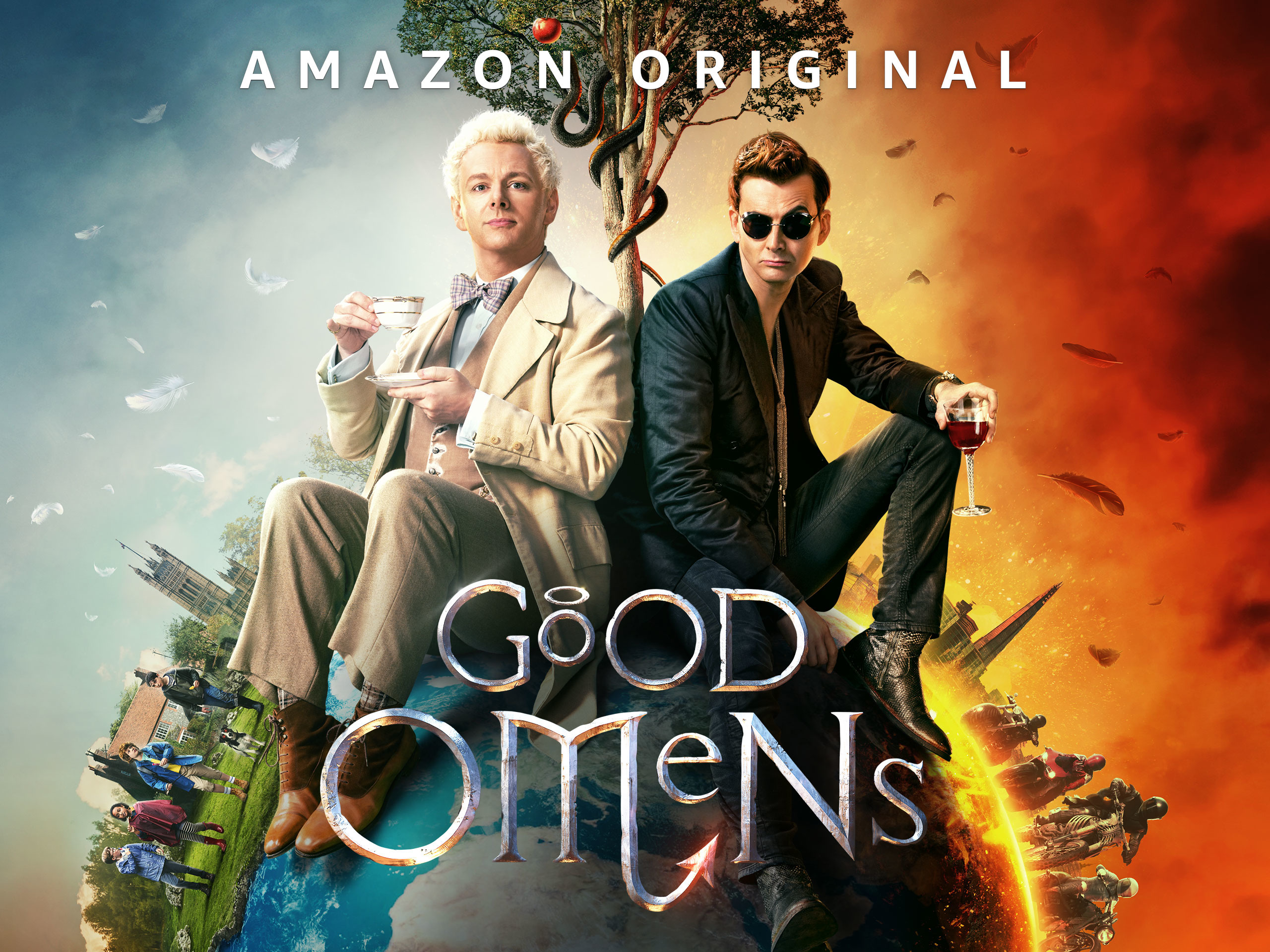 good omens è la serie di neil gaiman con christian iansante che doppia il protagonista